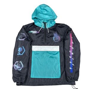 Space‎ Jam A New Legacy Looney Tunes Pullover Anorak Jacket Unisex Medium Retro